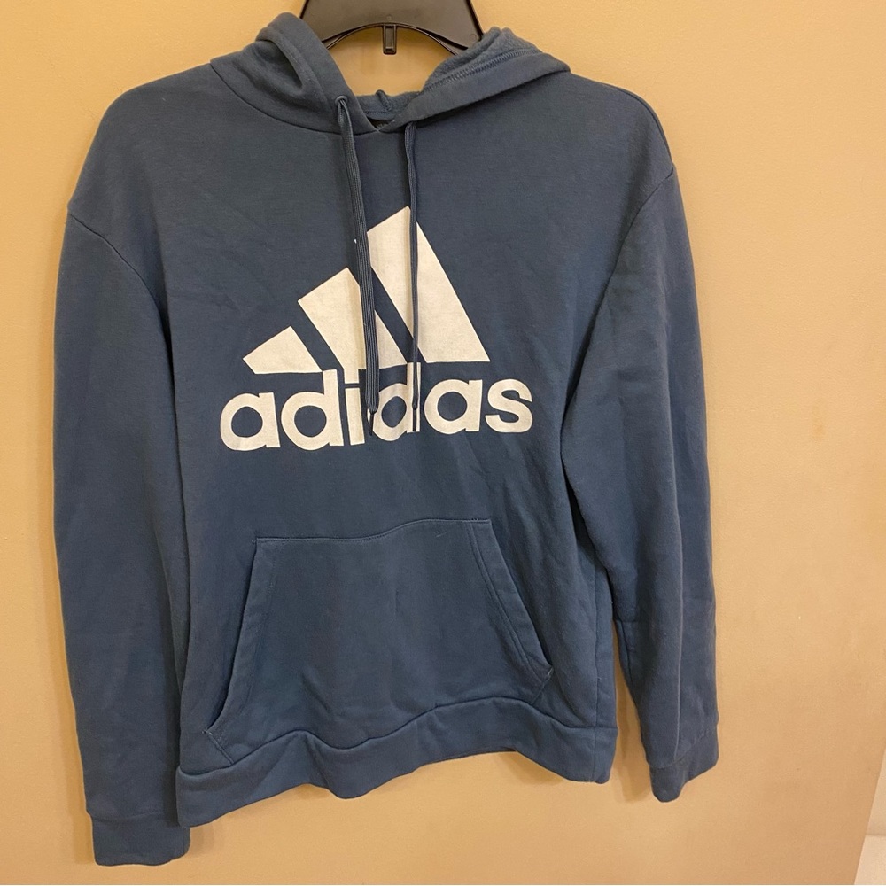Adidas unisex blue golf hoodie size small